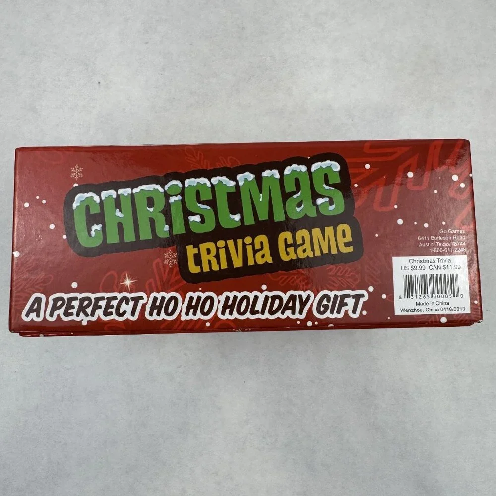 Christmas Trivia Game By Go! Games 2+ Players Adult 12+ Family Fun 220 Cards - Picture 8 of 14